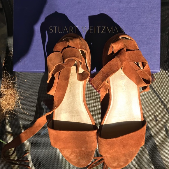 Stuart Weizmann Suede Sandals - Picture 5 of 6